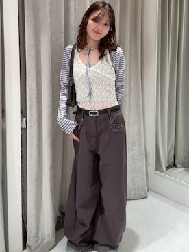 莉央さん(レディース・159cm)の夏コーディネート