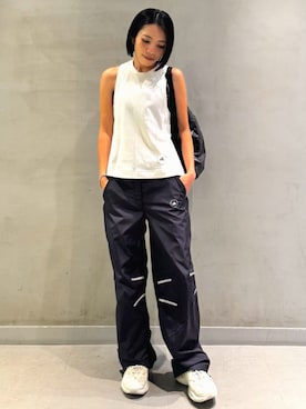 「アイテム（エコバッグ/サブバッグ）」を使った、KYさん（レディース・157cm）の夏コーディネート