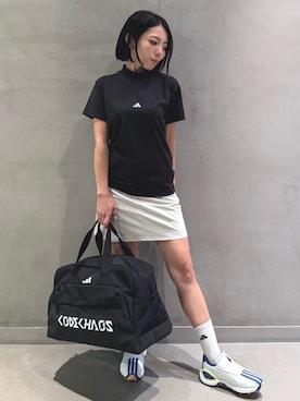「モックネック」｜KYさん（レディース・157cm）の夏コーディネート