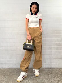 adidas（アディダス）の「モノグラム ミニ ボウリングバッグ