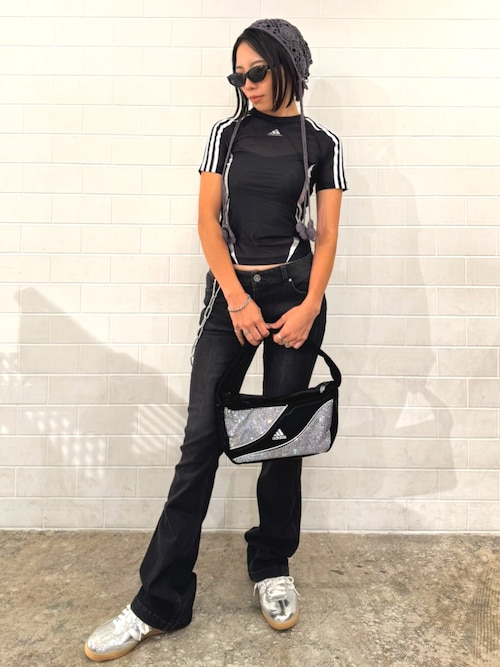 adidas ラインストーンバッグ adidas Originals ラインストーンバッグ【新品未使用】 - メルカリ