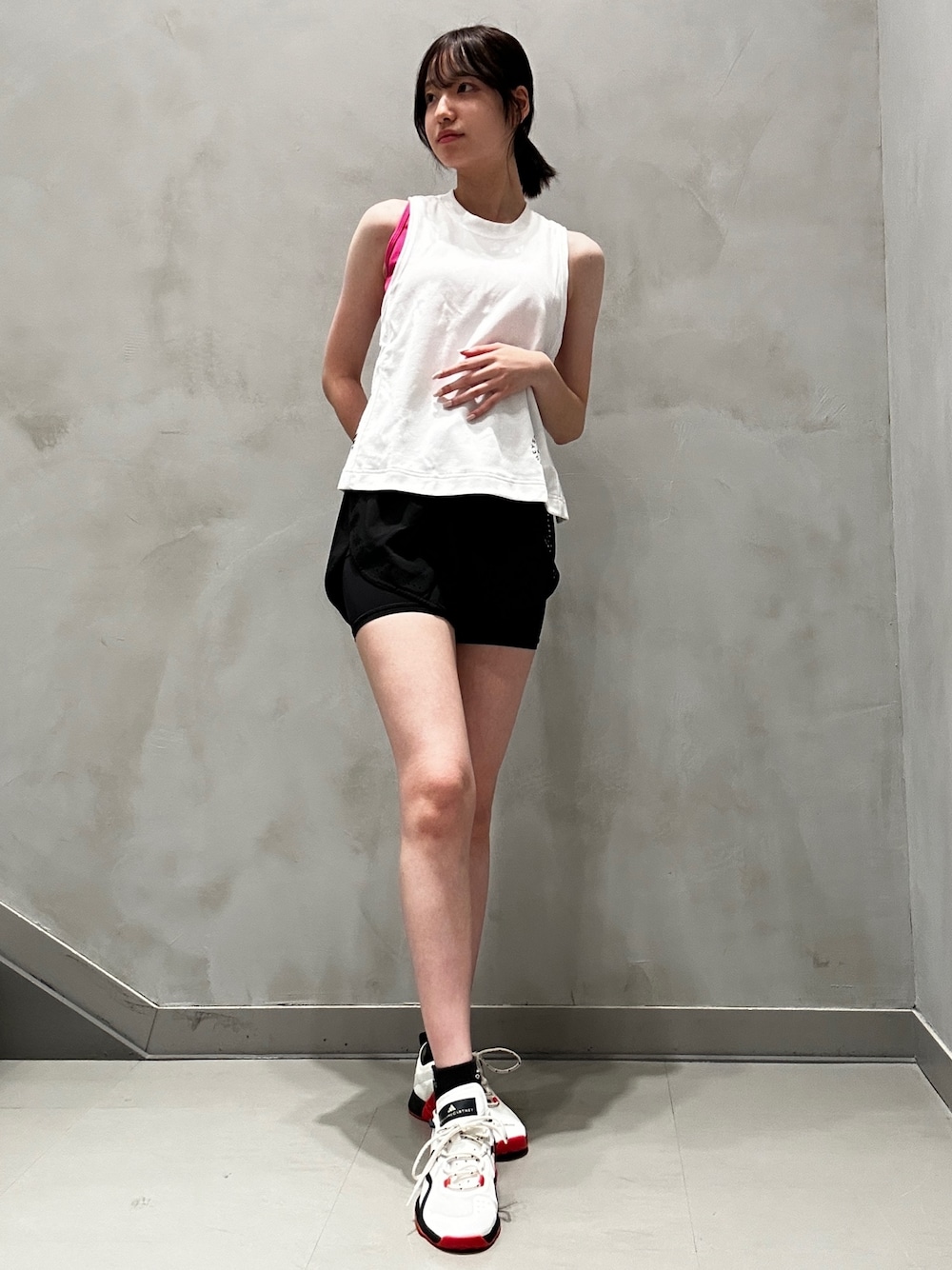 送料・関税込★adidas by stella mccartney レイヤードショーツ adidas by Stella McCartney（アディダスバイステラ