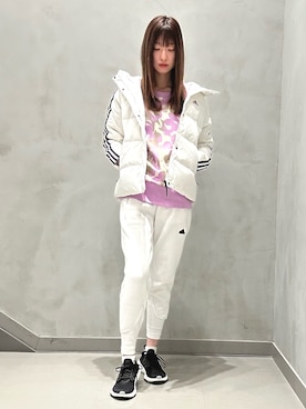 「ウルトラブースト」｜「アイテム（ジャケット/アウター）」を使った、NKさん（レディース・170cm）の秋コーディネート