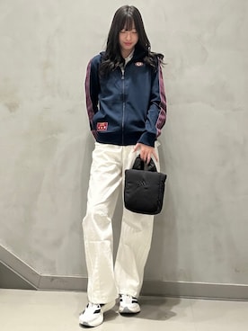 「アイテム（ジャージ）」を使った、NKさん（レディース・170cm）の秋コーディネート