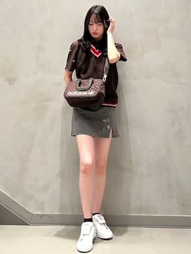 「アイテム（ハンドバッグ）」を使った、NKさん（レディース・170cm）の夏コーディネート