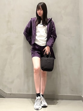 「アイテム（パーカー）」を使った、NKさん（レディース・170cm）の秋コーディネート