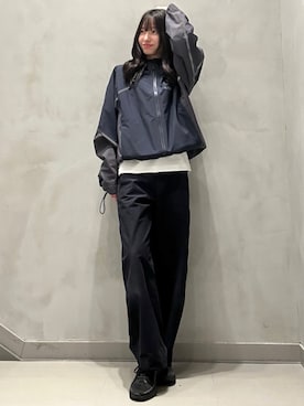 「アイテム（ジャケット/アウター）」を使った、NKさん（レディース・170cm）の秋コーディネート