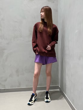 「adidas by Stella McCartney（アディダスバイステラマッカートニー）のアイテム（Tシャツ/カットソー）」を使った、NKさん（レディース・170cm）の秋コーディネート