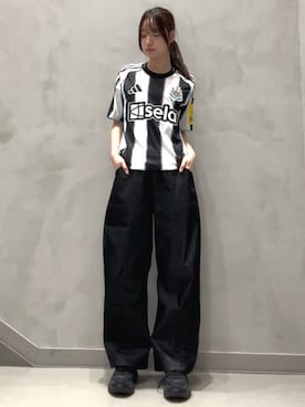 「アディダス」｜NKさん（レディース・170cm）の夏コーディネート
