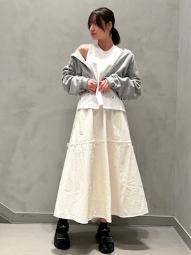 「adidas by Stella McCartney（アディダスバイステラマッカートニー）のアイテム（シューズ）」を使った、NKさん（レディース・170cm）の夏コーディネート