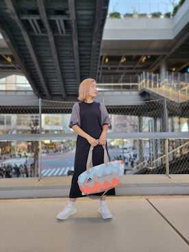 「レディース」｜「アイテム（ワンピース/ドレス）」を使った、RIKOさん（レディース・152cm）の春コーディネート