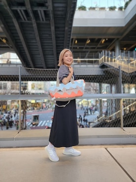 「レディース」｜「アイテム（ワンピース/ドレス）」を使った、RIKOさん（レディース・152cm）の春コーディネート