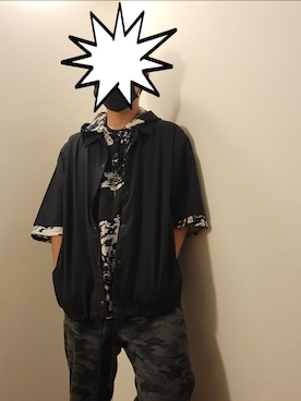 「しまむら（シマムラ）のアイテム（アクセサリー）」を使った、カミヤさん（メンズ・160cm）の夏コーディネート