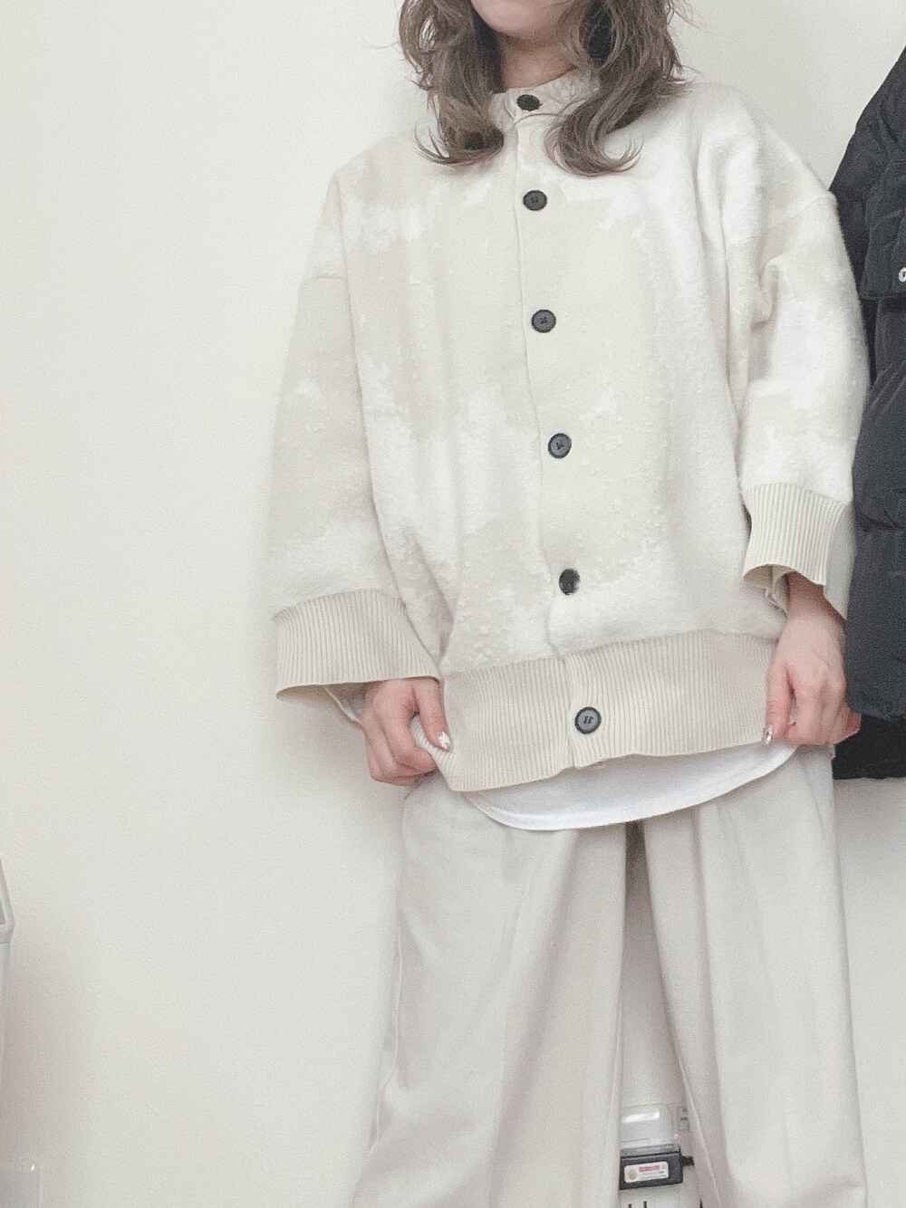 12Gアソートシャギークルーカーディガン/179443を使った人気