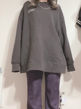 「JEANASIS（ジーナシス）のアイテム（スウェット）」を使った、ronachan0930さん（レディース・152cm）の冬コーディネート