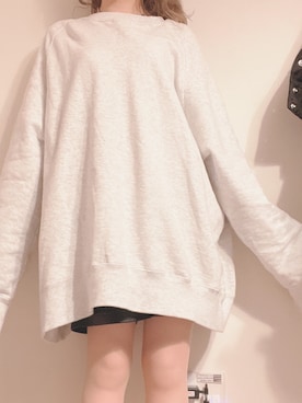 「JEANASIS（ジーナシス）のアイテム（スウェット）」を使った、ronachan0930さん（レディース・152cm）の冬コーディネート