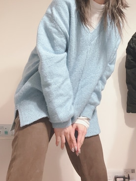 「JEANASIS（ジーナシス）のアイテム（その他トップス）」を使った、ronachan0930さん（レディース・152cm）の冬コーディネート