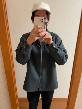 「CULLNI（クルニ）のアイテム（帽子）」を使った、せーじ中島さん（メンズ・173cm）の春コーディネート