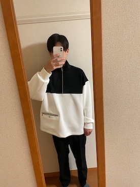 「春服デビュー宣言」｜「アイテム（その他トップス）」を使った、せーじ中島さん（メンズ・173cm）の春コーディネート