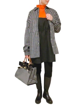「ファッションを楽しもう」｜「アイテム（キャミソール）」を使った、ka.naさん（レディース・166cm）の秋コーディネート