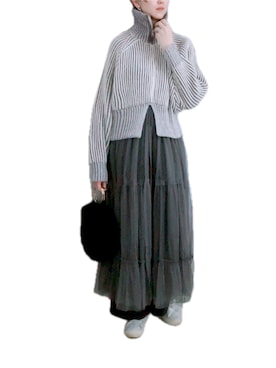 「LYEON（リヨン）のアイテム」を使った、ka.naさん（レディース・166cm）の冬コーディネート