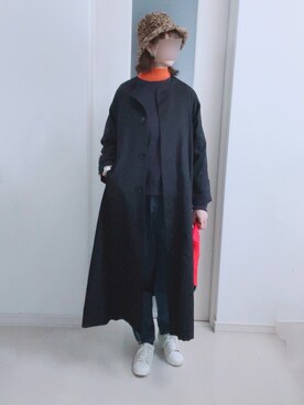「LYEON（リヨン）のアイテム」を使った、ka.naさん（レディース・166cm）の冬コーディネート