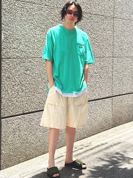 「泡色コーデ」｜Royさん（メンズ・179cm）の夏コーディネート