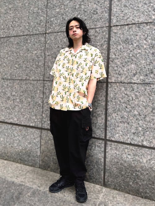 【新品6割引き】MANASTASH レーヨン　アロハシャツ　XL MANASTASH シャツ MANASTASH/マナスタッシュ/アロハシャツ