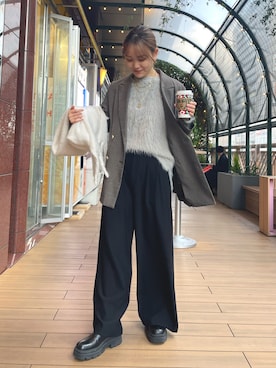 doudouhonokaさん（レディース・162cm）の冬コーディネート