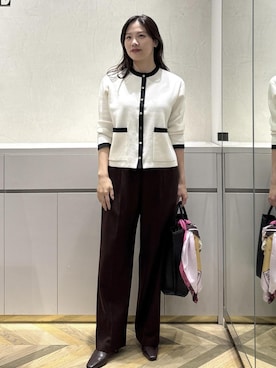 「アイテム（バンダナ/スカーフ）」を使った、FUYUKIさん（レディース・167cm・20代）の秋コーディネート