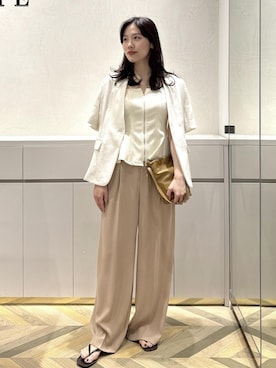 「ROPE'（ロペ）のアイテム」を使った、FUYUKIさん（レディース・167cm）の春コーディネート