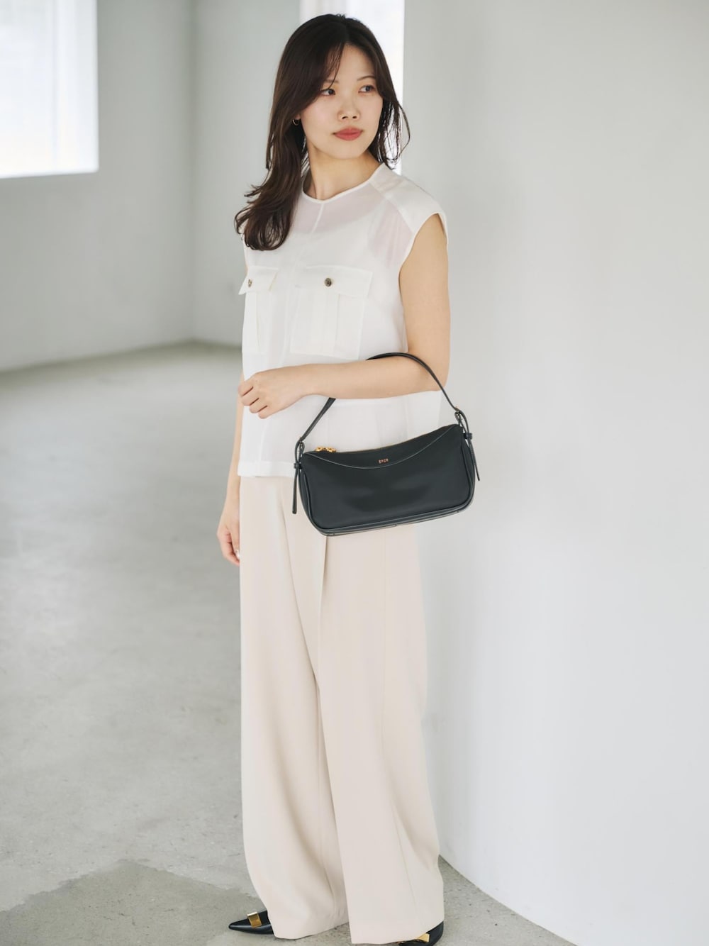 FUYUKIさんの「【E'POR】【撥水】C BAG Mini【25SS】（ROPE'）」を使ったコーディネートの1枚目の写真