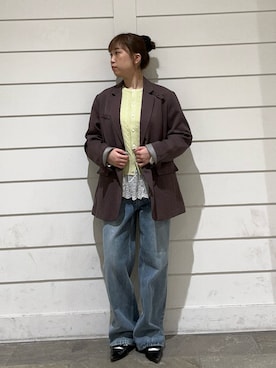 エモリさん（レディース・157cm）の春コーディネート