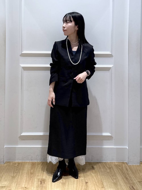 セレモニー】C*フィットノーカラージャケット（ノーカラージャケット