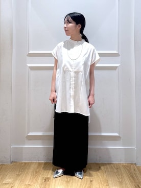 「アイテム（パンプス）」を使った、moriさん（レディース・148cm）の夏コーディネート