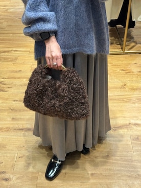 「アイテム（ハンドバッグ）」を使った、moriさん（レディース・148cm）の秋コーディネート