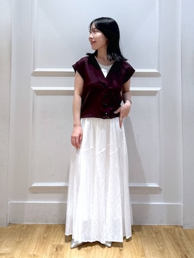「A part by（アパートバイ）のアイテム」を使った、moriさん（レディース・148cm）の夏コーディネート