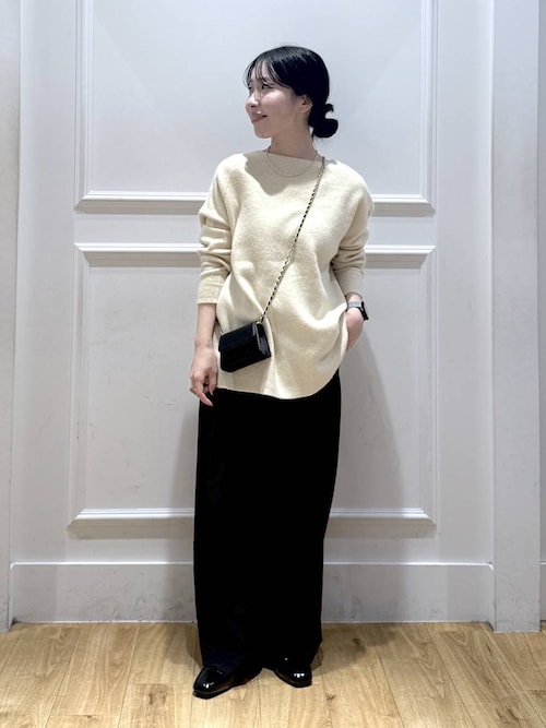 スラックスコクーンボリュームパンツ M 黒 新品 apart by lowrys スラックスコクーンボリュームパンツ（スラックス）｜A part by