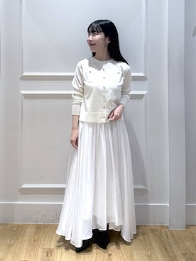 「A part by（アパートバイ）のアイテム（スカート）」を使った、moriさん（レディース・148cm）の春コーディネート