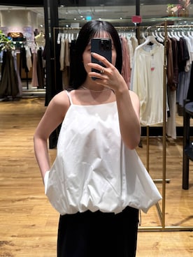 「アイテム（セットアップ）」を使った、moriさん（レディース・148cm）の夏コーディネート