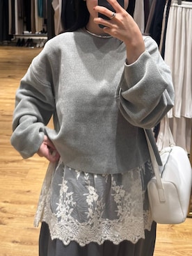 「アイテム（チュニック）」を使った、moriさん（レディース・148cm）の秋コーディネート