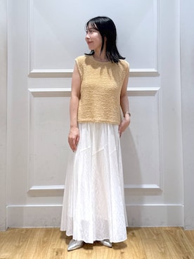「アイテム（スカート）」を使った、moriさん（レディース・148cm）の夏コーディネート