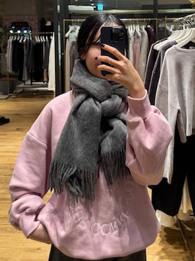 「アイテム（ストール/ショール）」を使った、moriさん（レディース・148cm・20代）の秋コーディネート