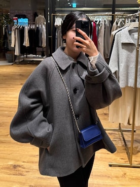 「アイテム（ステンカラーコート）」を使った、moriさん（レディース・148cm・20代）の秋コーディネート