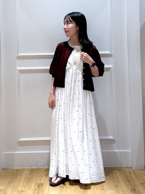 ワンピース AMBIDEX Store △〇追憶の花 jacquard ワンピース(F