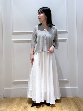 「アイテム（スカート）」を使った、moriさん（レディース・148cm・20代）の夏コーディネート