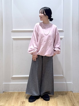 「アイテム（スリッポン）」を使った、moriさん（レディース・148cm・20代）の秋コーディネート