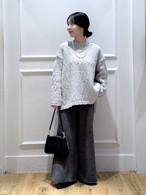スラブニットプルオーバー（ニット/セーター）｜A part by