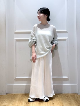 「A part by（アパートバイ）のネックカフ（ネックレス）」を使った、moriさん（レディース・148cm・20代）の秋コーディネート