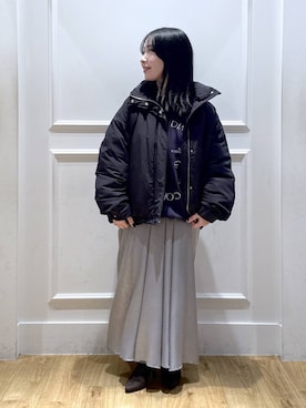 「A part by（アパートバイ）のアイテム（スウェット）」を使った、moriさん（レディース・148cm）の秋コーディネート